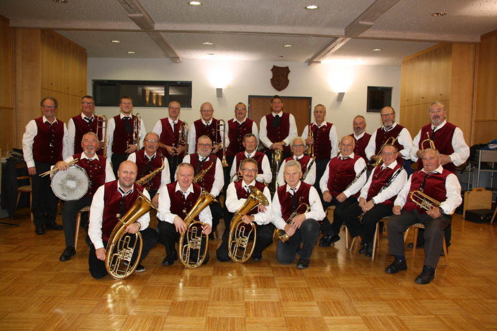 Gruppenbild der alten Kameraden der Stadtkapelle Munderkingen